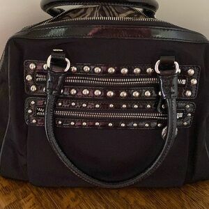 Brighton Studded Black Handbag
